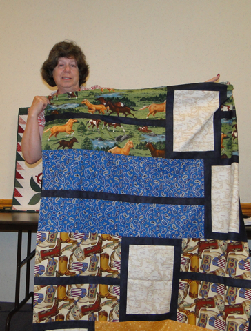 Cheryl Duke, "July, Guerney Quilt"